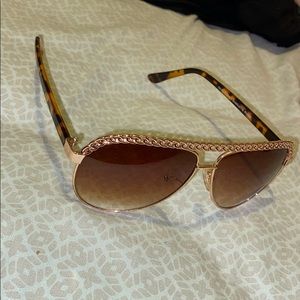 Gold sunglasses
